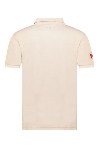 Polo Karseak - Rouge, blanc et beige