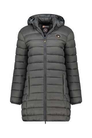 Doudoune longue Atikamapeak - Rouge, gris et orange
