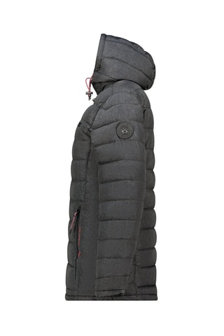 Doudoune à capuche Astaneak - Rouge et gris