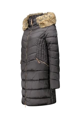 Doudoune longue Bololitaeak - Beige et noir