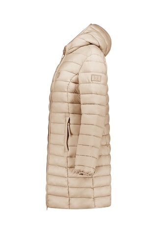 Doudoune longue à capuche Akitaleak - Beige