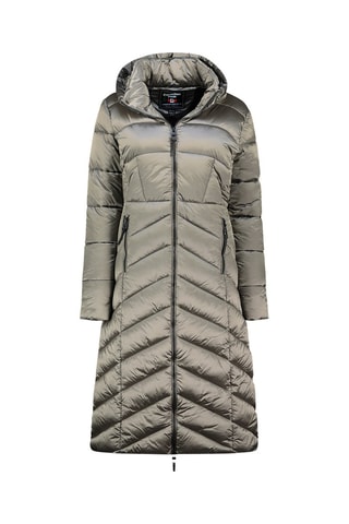 Doudoune longue Blancheak - Gris et noir