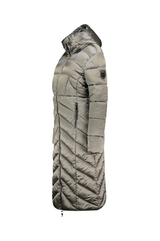 Doudoune longue Blancheak - Gris et noir