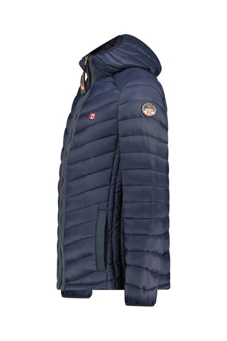 Doudoune regular à capuche Carliteak - Bleu marine
