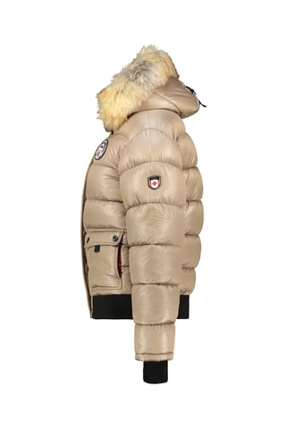 Doudoune à capuche Bugseak - Beige