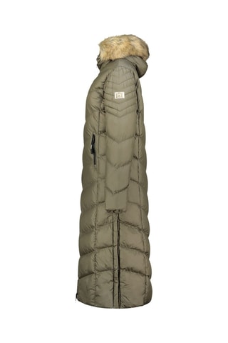 Doudoune longue Capucineak - Kaki