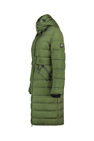 Doudoune longue à capuche Cabimeak - Kaki