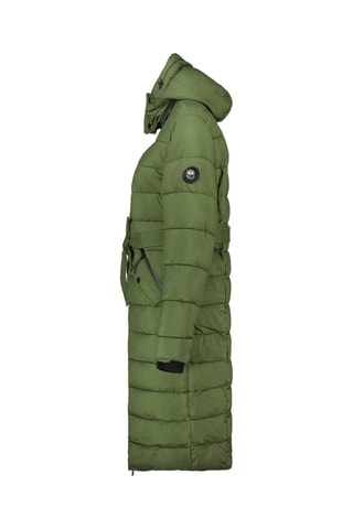 Doudoune longue à capuche Cabimeak - Kaki