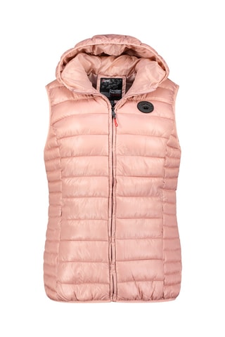 Doudoune à capuche sans manches Volombiana - Rose
