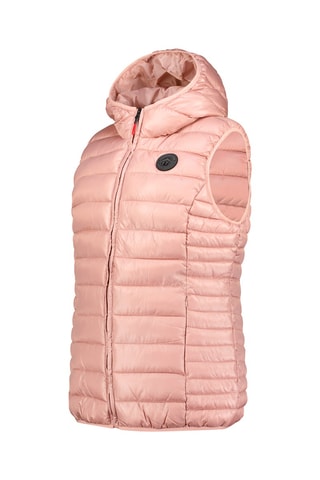 Doudoune à capuche sans manches Volombiana - Rose