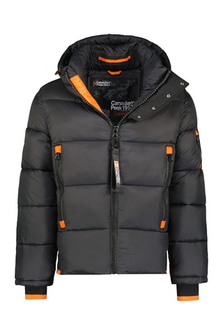 Doudoune à capuche Calixeak - Orange et noir
