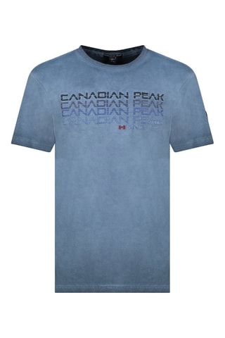 T-shirt - Blanc, noir, rouge et bleu