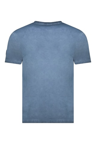 T-shirt - Blanc, noir, rouge et bleu