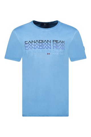 T-shirt - Blanc, noir, rouge et bleu