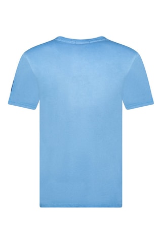 T-shirt - Blanc, noir, rouge et bleu