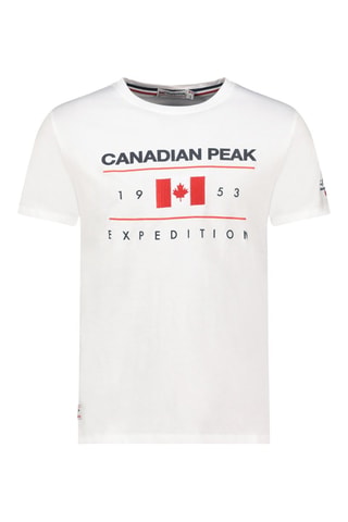 T-shirt Jezoleak - Blanc, noir et rouge