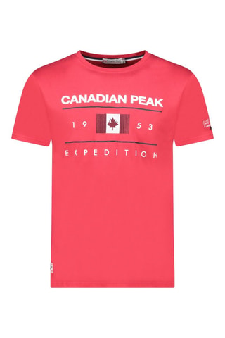 T-shirt Jezoleak - Blanc et rouge