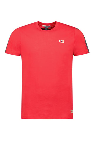 T-shirt Javengeak - Blanc, bleu et rouge
