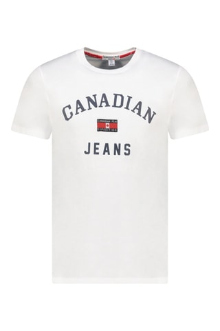 T-shirt - Blanc, rouge et bleu