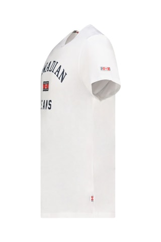 T-shirt - Blanc, rouge et bleu
