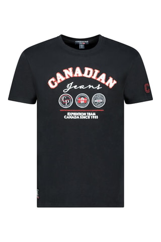 T-shirt - Blanc, noir et rouge