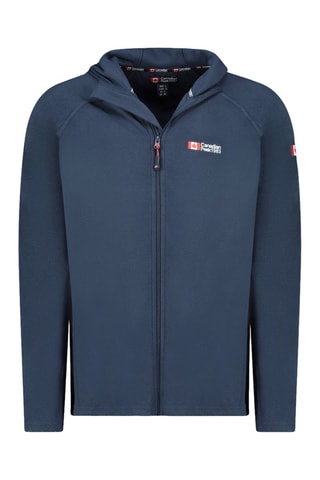 Veste à capuche - Blanc, rouge et bleu