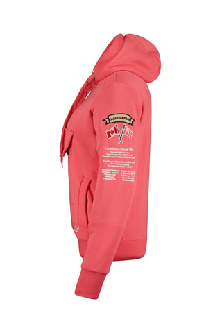 Sweat à capuche Gyrelle - Corail