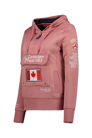 Sweat à capuche Gyrelle - Rose