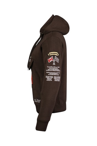 Sweat à capuche Gyrelle - Marron