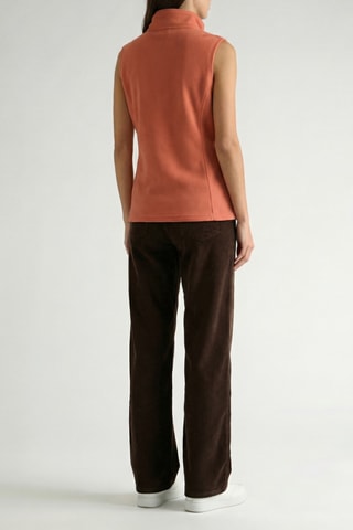 Sweat sans manches polaire Vugana - Rouge brique