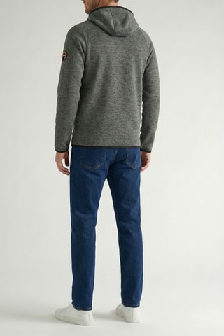 Sweat polaire à capuche Tiparniana - Gris foncé