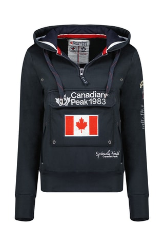 Sweat à capuche Gyrelle - Bleu marine