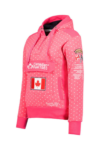 Sweat à capuche Gyrelle - Rose