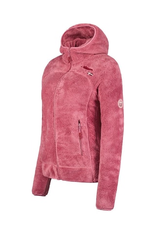 Sweat polaire - Blanc et rose