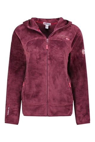 Sweat polaire - Blanc et rouge