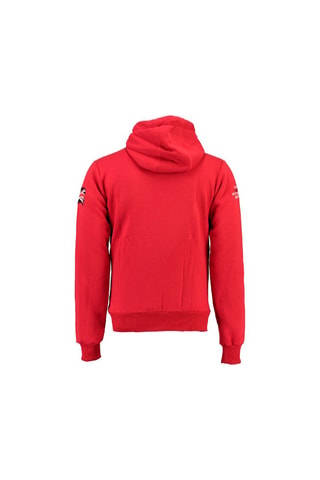 Sweat à capuche Fusain - Rouge