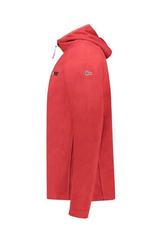 Sweat polaire - Blanc, bleu et rouge