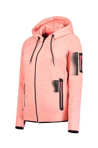 Sweat à capuche Fanaticana - Noir et rose