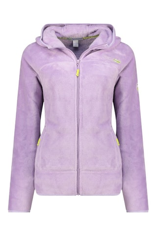 Sweat polaire - Vert et violet
