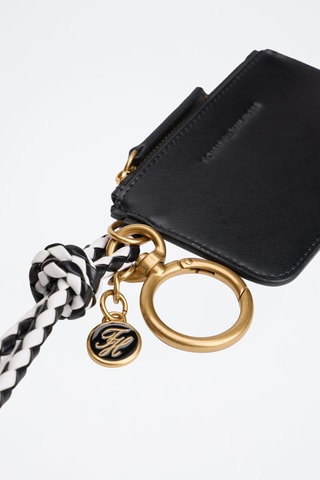 Porte-cartes en cuir - Noir