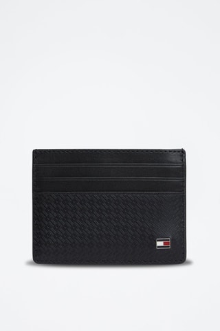 Porte-cartes en cuir - Noir