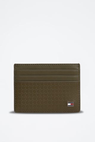 Porte-cartes en cuir - Vert foncé