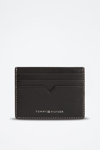 Porte-cartes en cuir - Noir