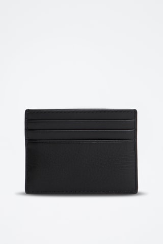 Porte-cartes en cuir - Noir