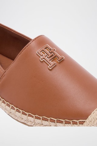 Espadrilles en cuir nappa - Marron