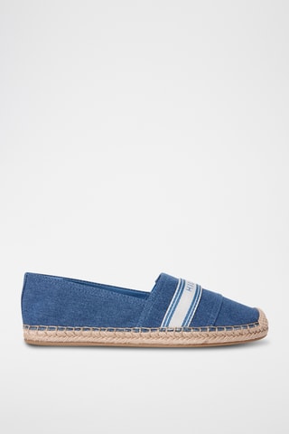 Espadrilles en jean - Bleu