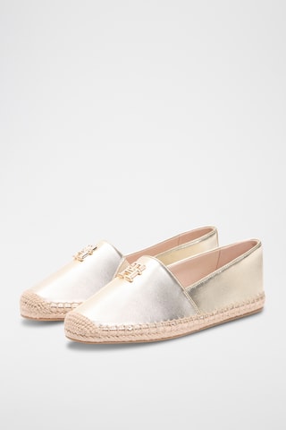 Espadrilles en cuir de mouton - Doré