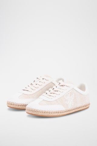 Tennis en lin - Beige
