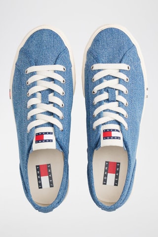 Tennis en jean - Bleu