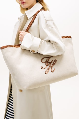 Cabas en lin - Beige